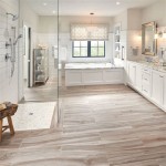 Bathroom With Wood Floor Tile