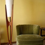 Mid Century Modern Floor Lamp Wood