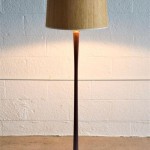 Mid Century Modern Wood Floor Lamp